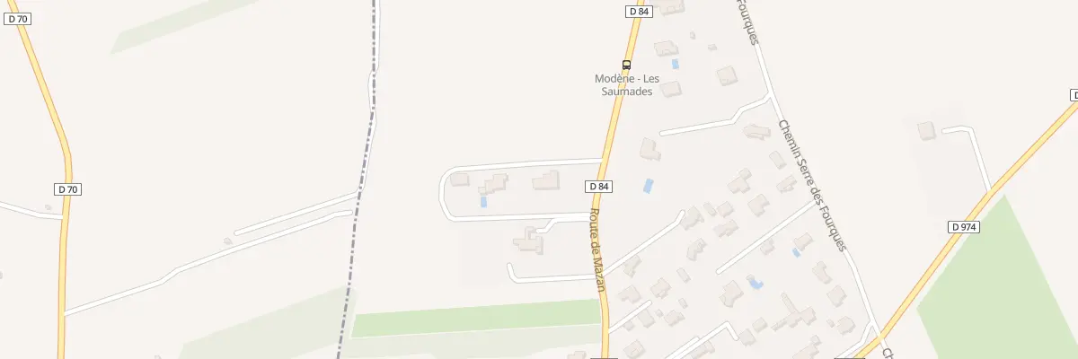 Plan du 1468 Rte de Mazan à Modène