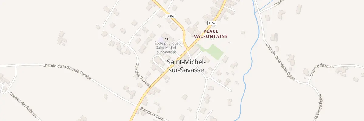 Plan du 470 Rue de la Patache à Saint-Michel-sur-Savasse