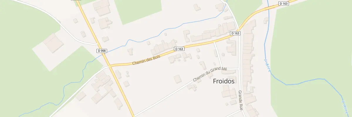 Plan du 12 Che des Bois à Froidos
