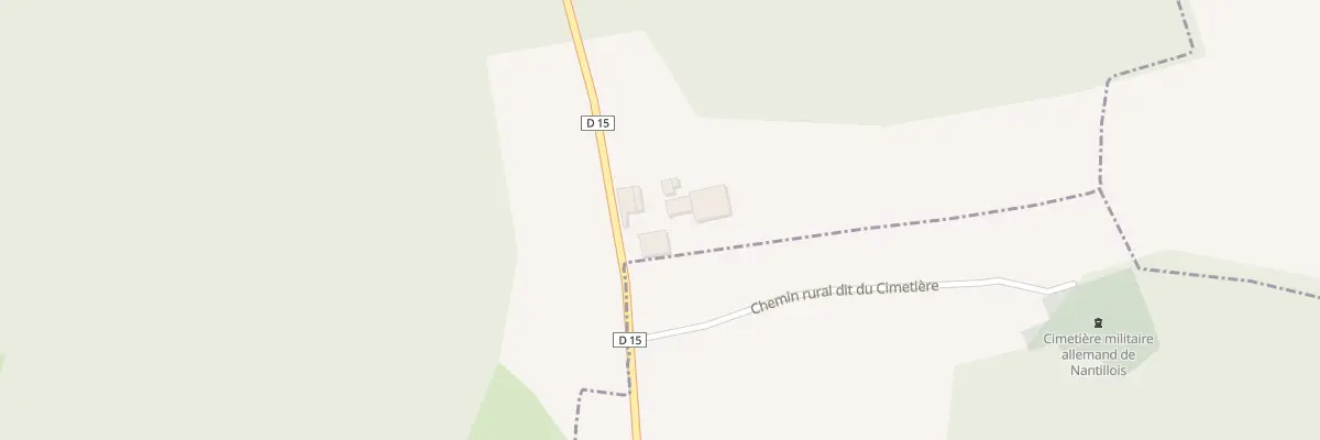 Plan du 9495 La Madeleine à Nantillois