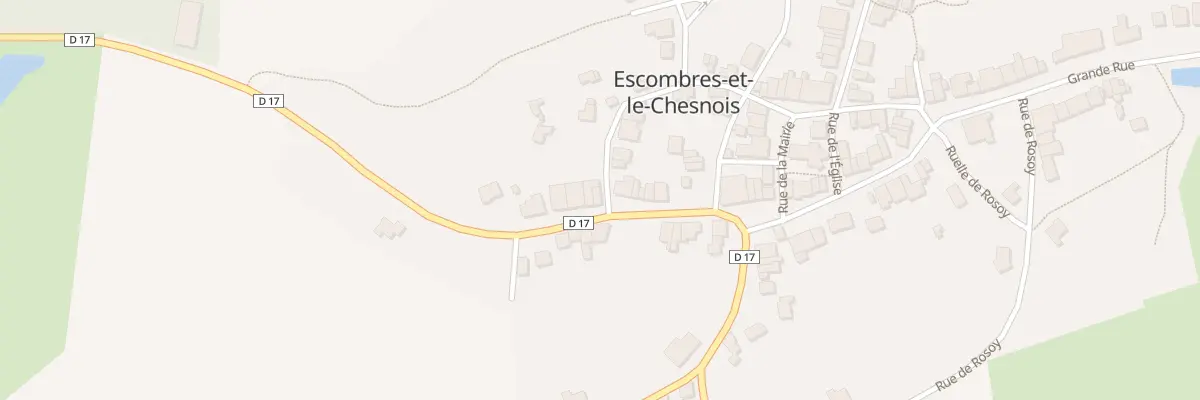 Plan du 5054 Le Village à Escombres-et-le-Chesnois