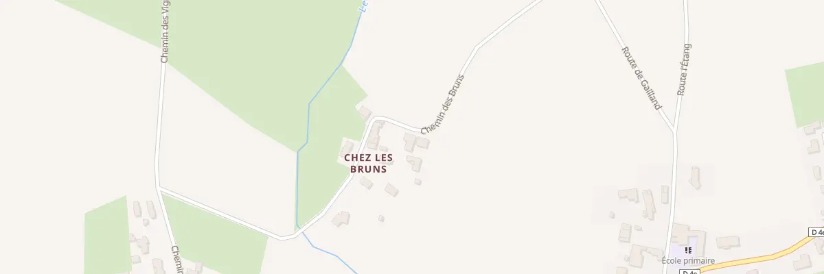 Plan du 270 Che des Bruns à Faramans