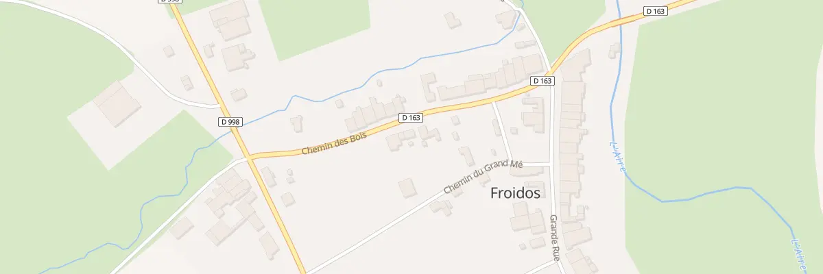 Plan du 14 Che des Bois à Froidos