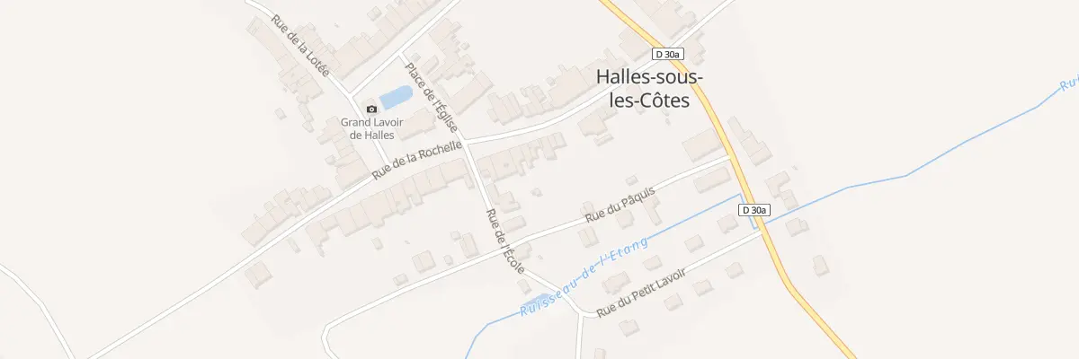 Plan du 8 Gr La Grande Rue à Halles-sous-les-Côtes