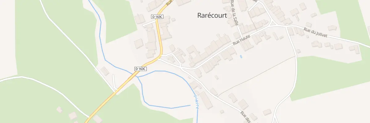 Plan du 2B Rue du Terral à Rarécourt