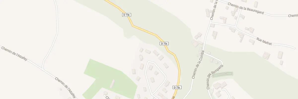 Plan du 125 Rte Neuve à Beaufort