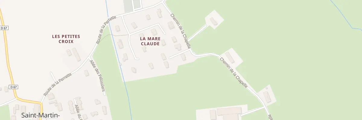 Plan du 507 Che de la Chapelle à Saint-Martin-le-Châtel