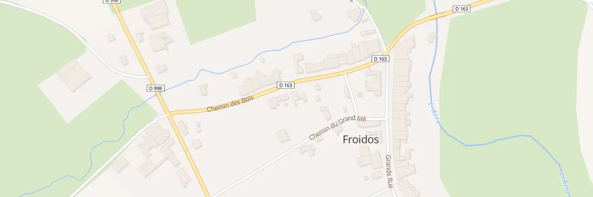 Plan du 16 Che des Bois à Froidos
