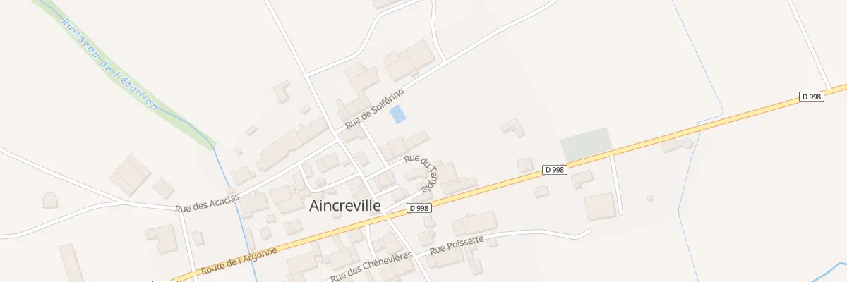 Plan du 6 Rue du Temple à Aincreville