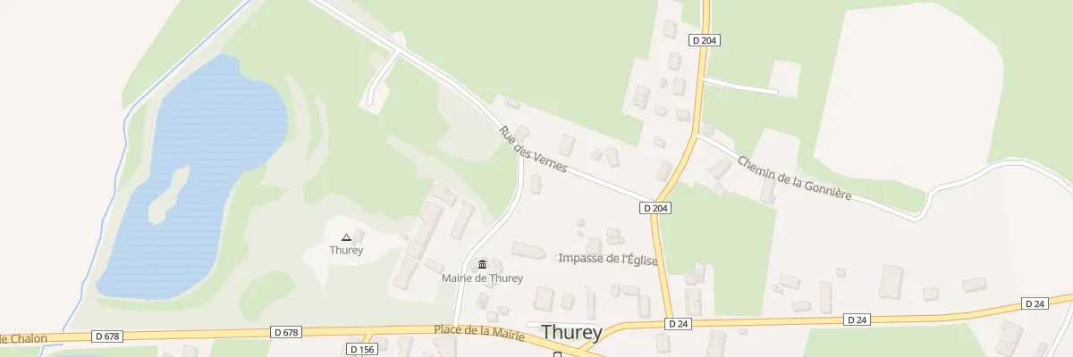 Plan du 1 Rue des Vernes à Thurey