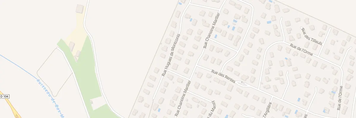 Plan du 14 Rue Hugues de Montconis à Varois-et-Chaignot