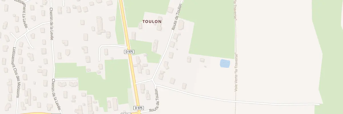 Plan du 218A Rte de Toulon à Jayat