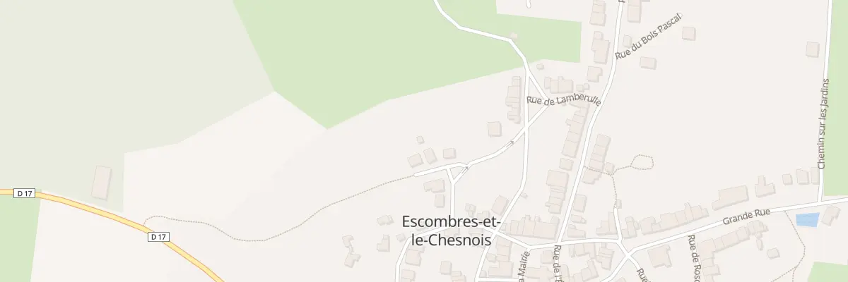 Plan du 5B Che de Cavaliers à Escombres-et-le-Chesnois