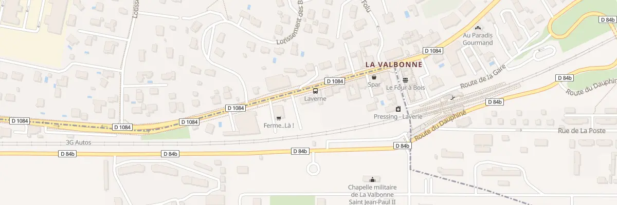 Plan du 1602 Rte de Lyon à Balan