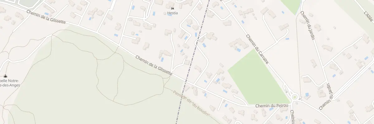 Plan du 609 Che de la Glissette à Robion
