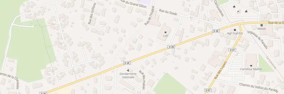 Plan du 278 Av de Mâcon à Montrevel-en-Bresse