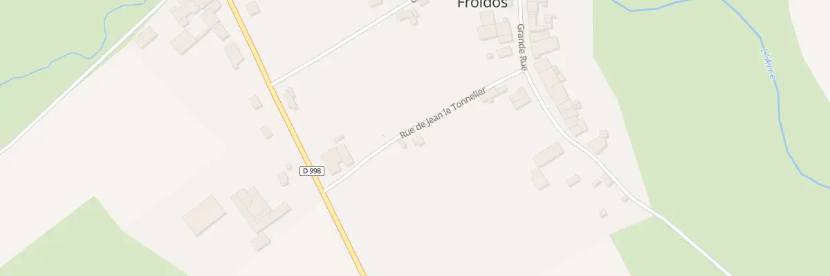 Plan du 1 Rue de Jean Le Tonnelier à Froidos