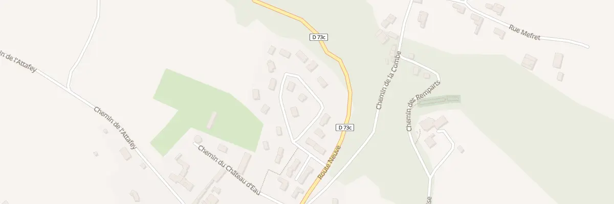 Plan du 20 Le Voisinal à Beaufort