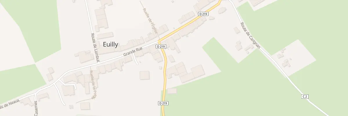 Plan du 1 Rte Mouzon à Euilly-et-Lombut