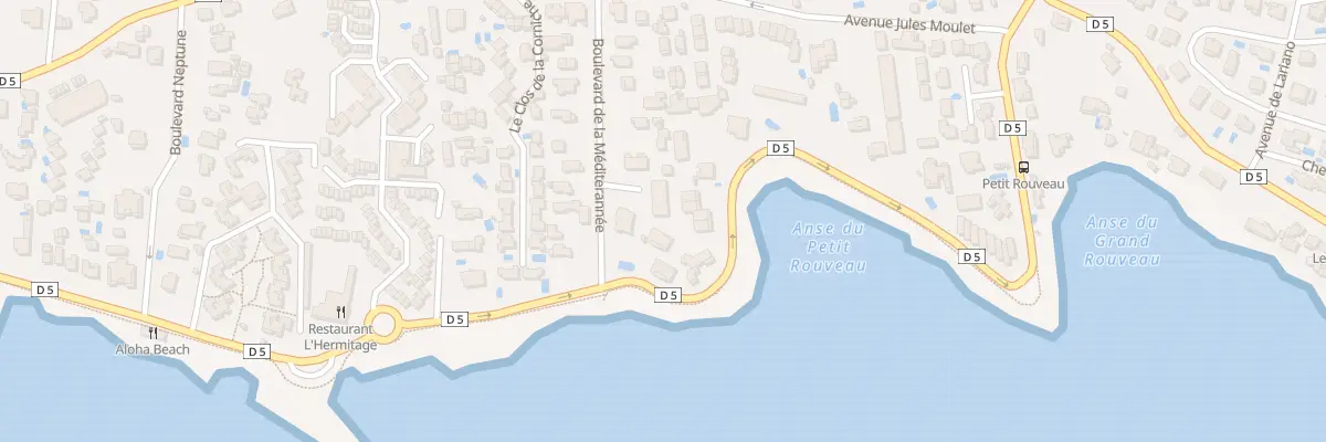 Plan du 2B Prom de la Corniche à Sausset-les-Pins