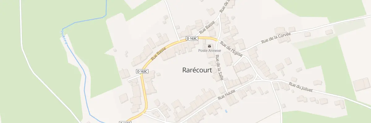 Plan du 14 Rue Basse à Rarécourt