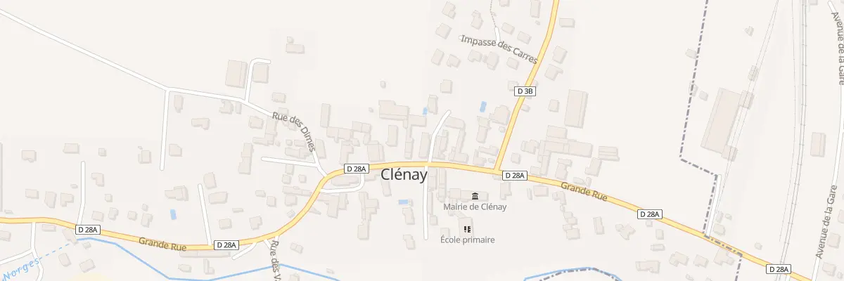 Plan du 24 Gr Grande Rue à Clénay