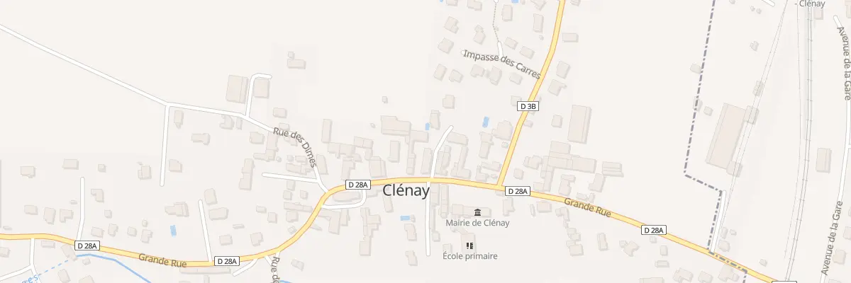Plan du 24C Gr Grande Rue à Clénay
