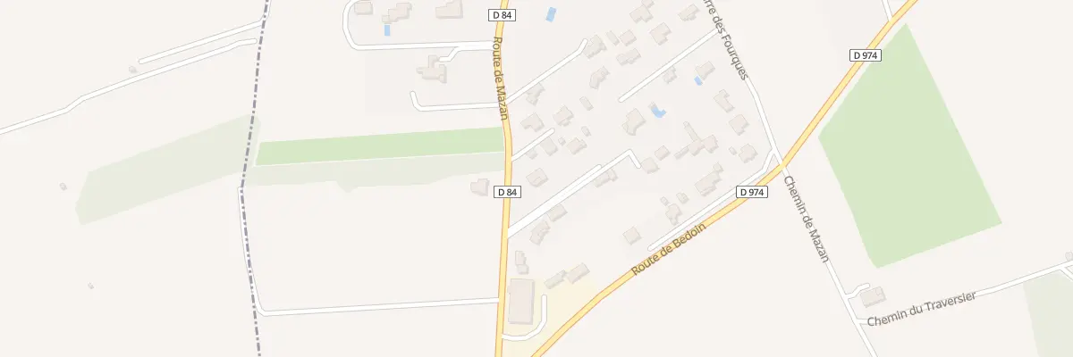 Plan du 1621 Rte de Mazan à Modène
