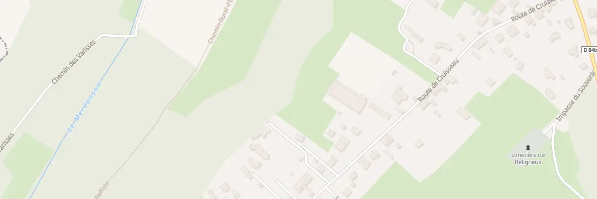 Plan du 410 Rte de Cruisseau à Béligneux