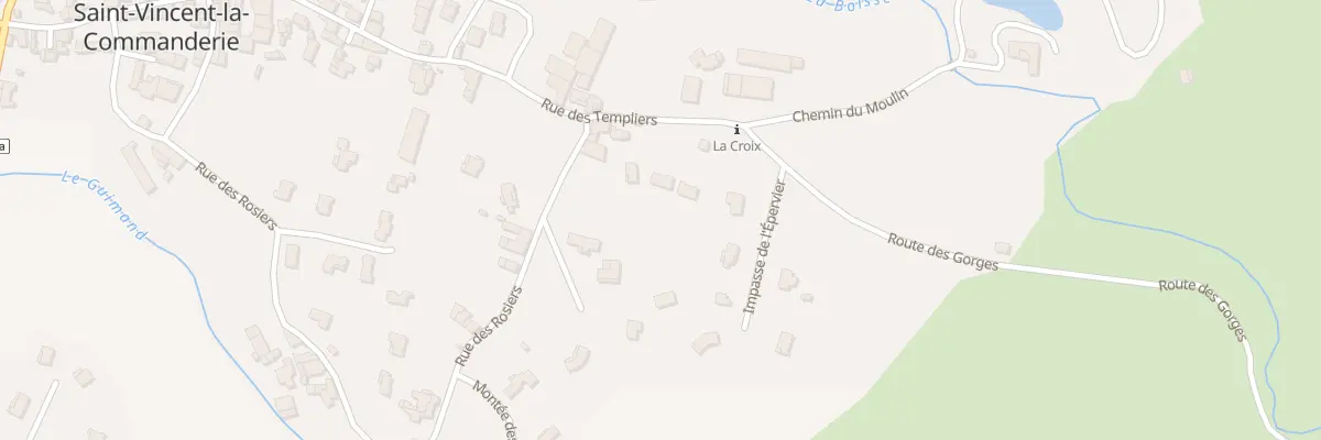 Plan du 704 Rue des Rosiers à Saint-Vincent-la-Commanderie