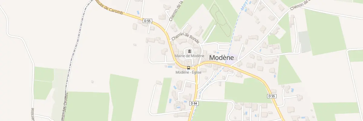 Plan du 121 Rue Ste Catherine à Modène
