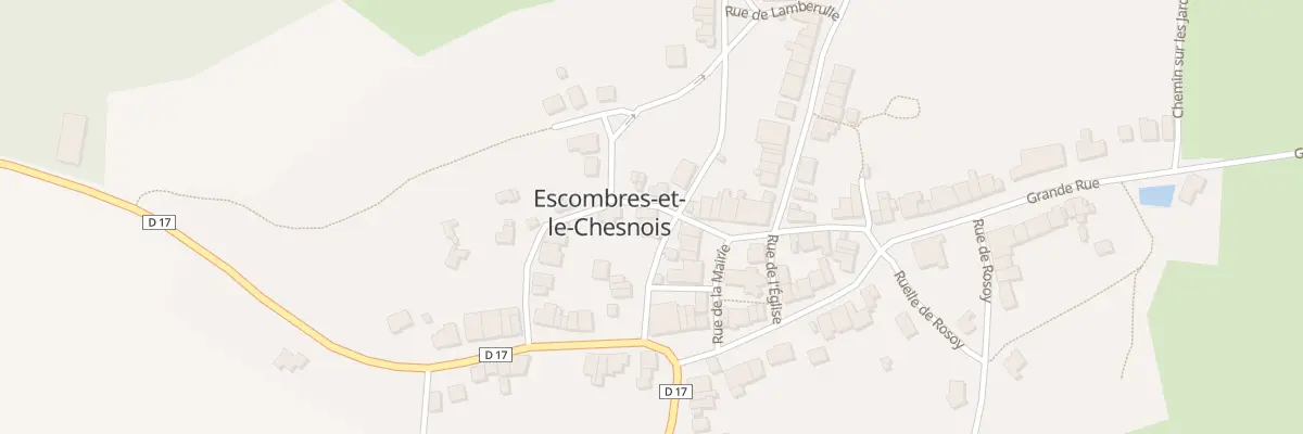 Plan du 5040 Rue de la Culee à Escombres-et-le-Chesnois