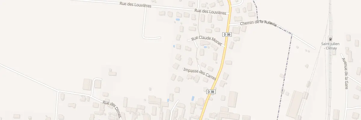 Plan du 8 Imp des Carres à Clénay