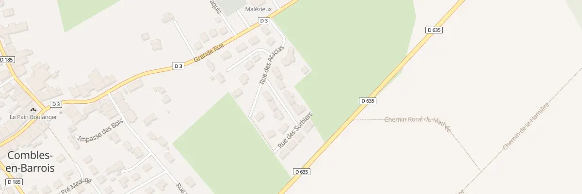 Plan du 6 Rue des Bouleaux à Combles-en-Barrois