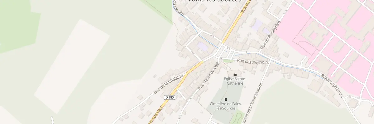 Plan du 1 Rue du Cachon à Fains-Véel