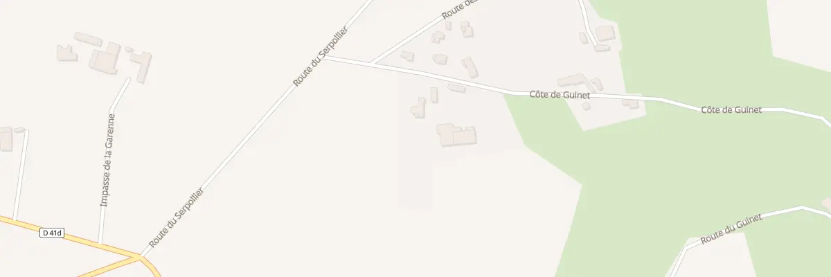 Plan du 38 Cote du Guinet à Pont-Évêque