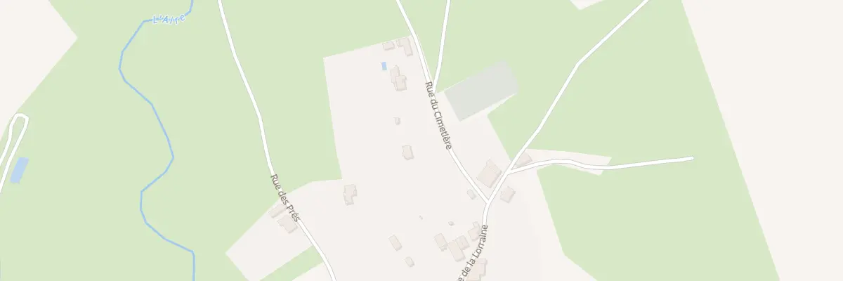 Plan du 1 Rue du Cimetiere à Rarécourt