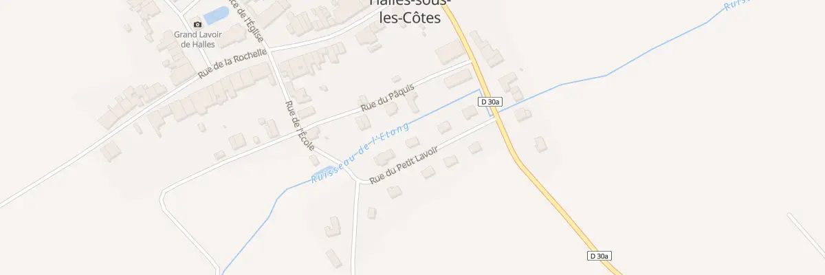 Plan du 5 Rue du Petit Lavoir à Halles-sous-les-Côtes