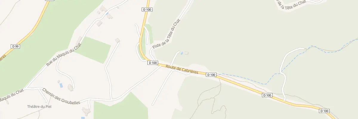 Plan du 393 Rte Tourist.De Cabrieres Rd100 à Lagnes