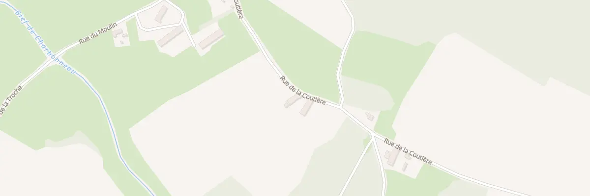 Plan du 14 Rue de la Coutière à Toutenant