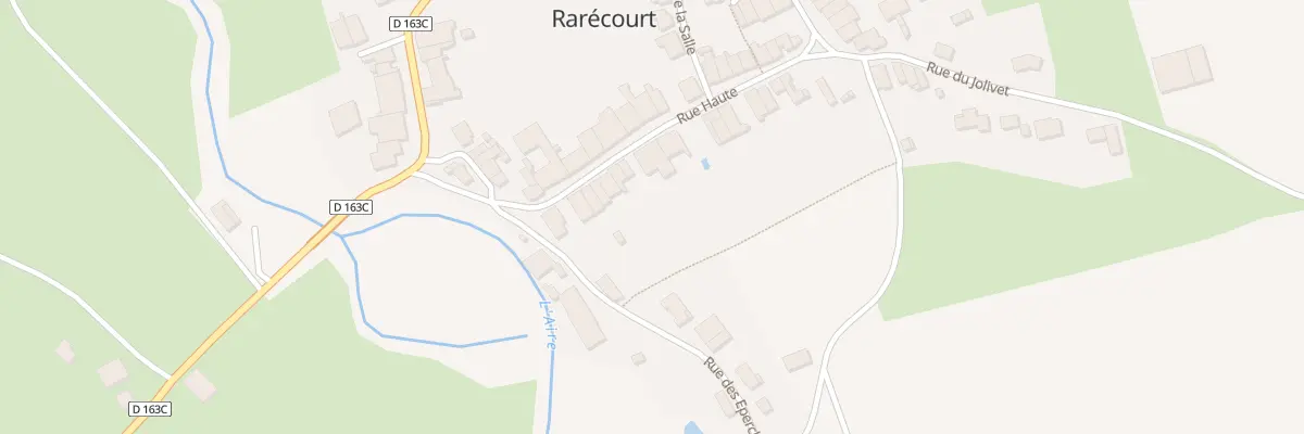 Plan du 8 Rue Haute à Rarécourt