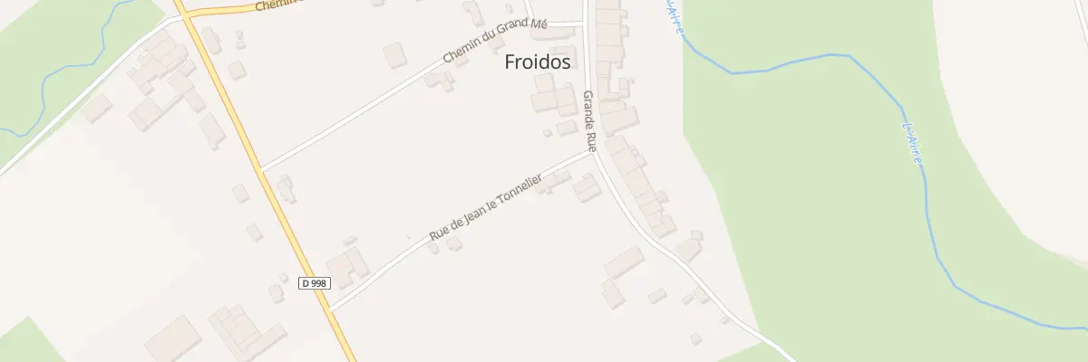Plan du 3 Rue de Jean Le Tonnelier à Froidos