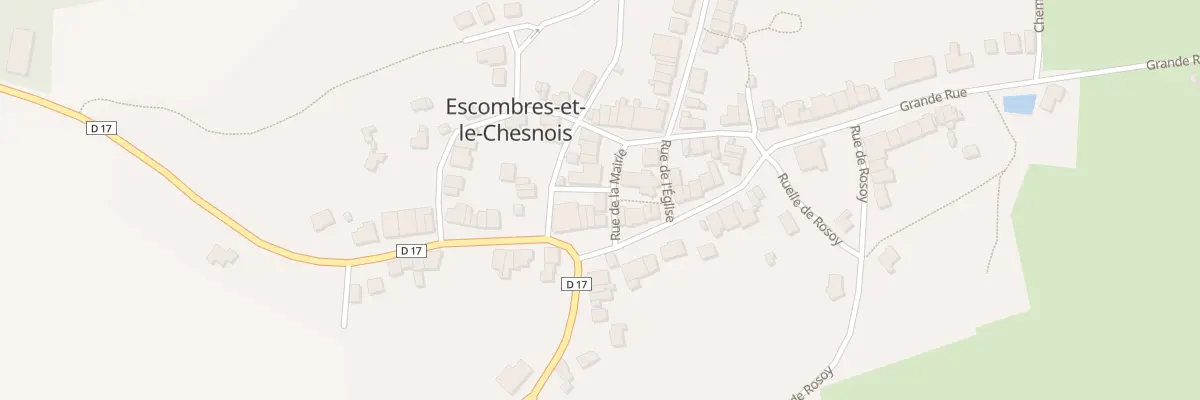Plan du 1 Pl de la Mairie à Escombres-et-le-Chesnois