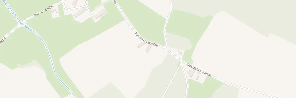 Plan du 16 Rue de la Coutière à Toutenant