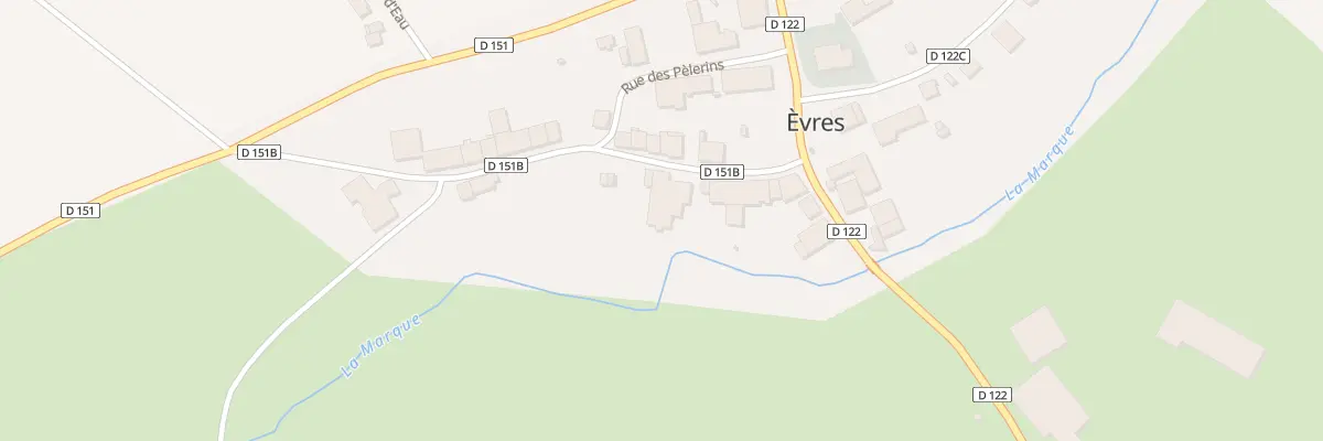 Plan du 5 Rue du Moulin à Èvres