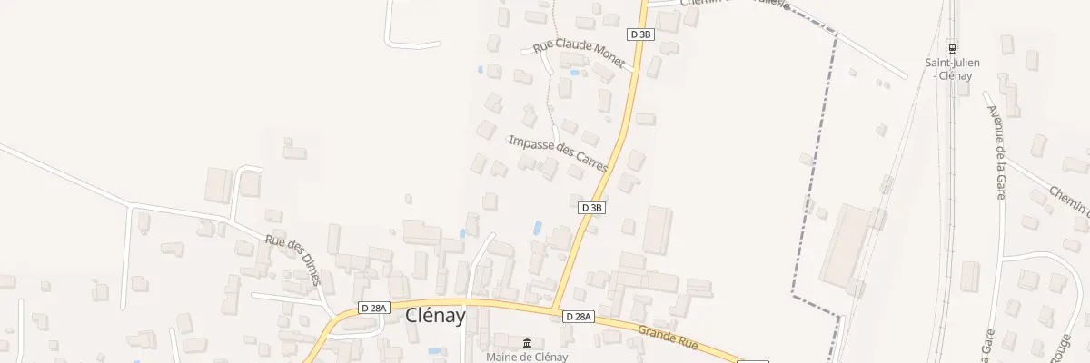 Plan du 3 Imp des Carres à Clénay