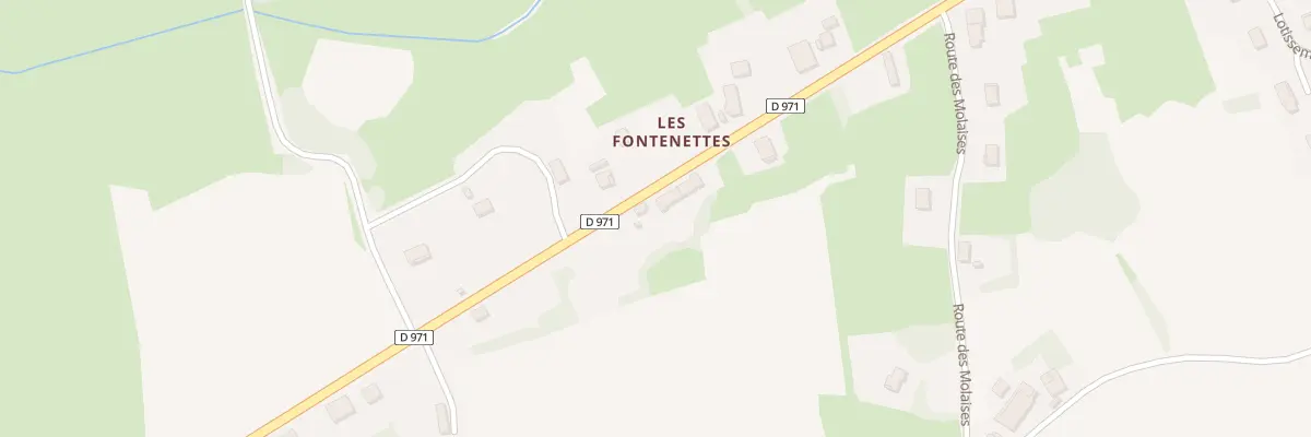 Plan du 845 Rue des Petits Bois à Bantanges