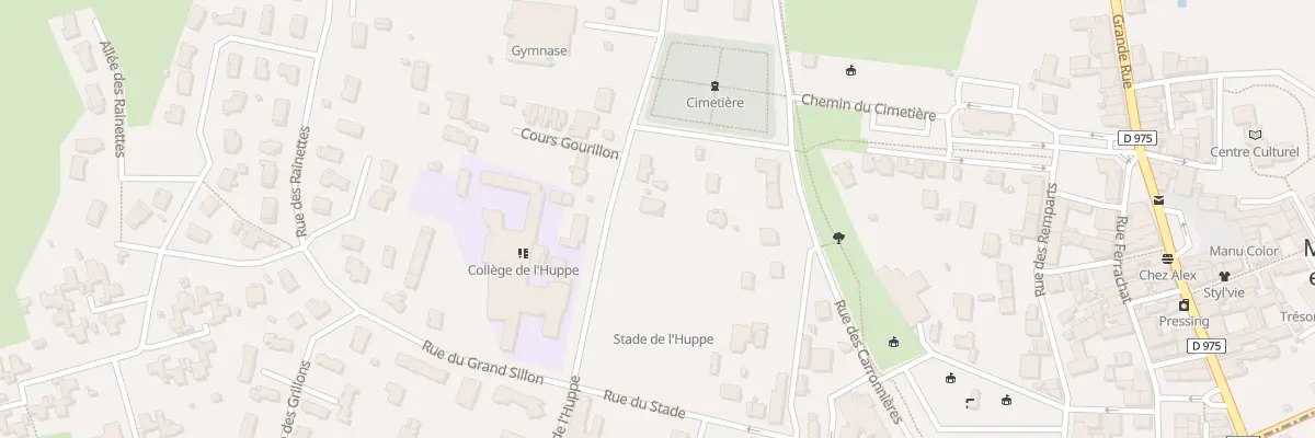 Plan du 406 Rue de l’Huppe à Montrevel-en-Bresse