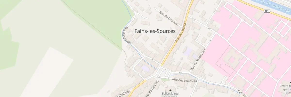Plan du 14 Rue du Moulin à Fains-Véel