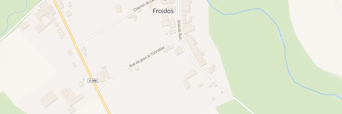 Plan du 12 Gr Grande Rue à Froidos